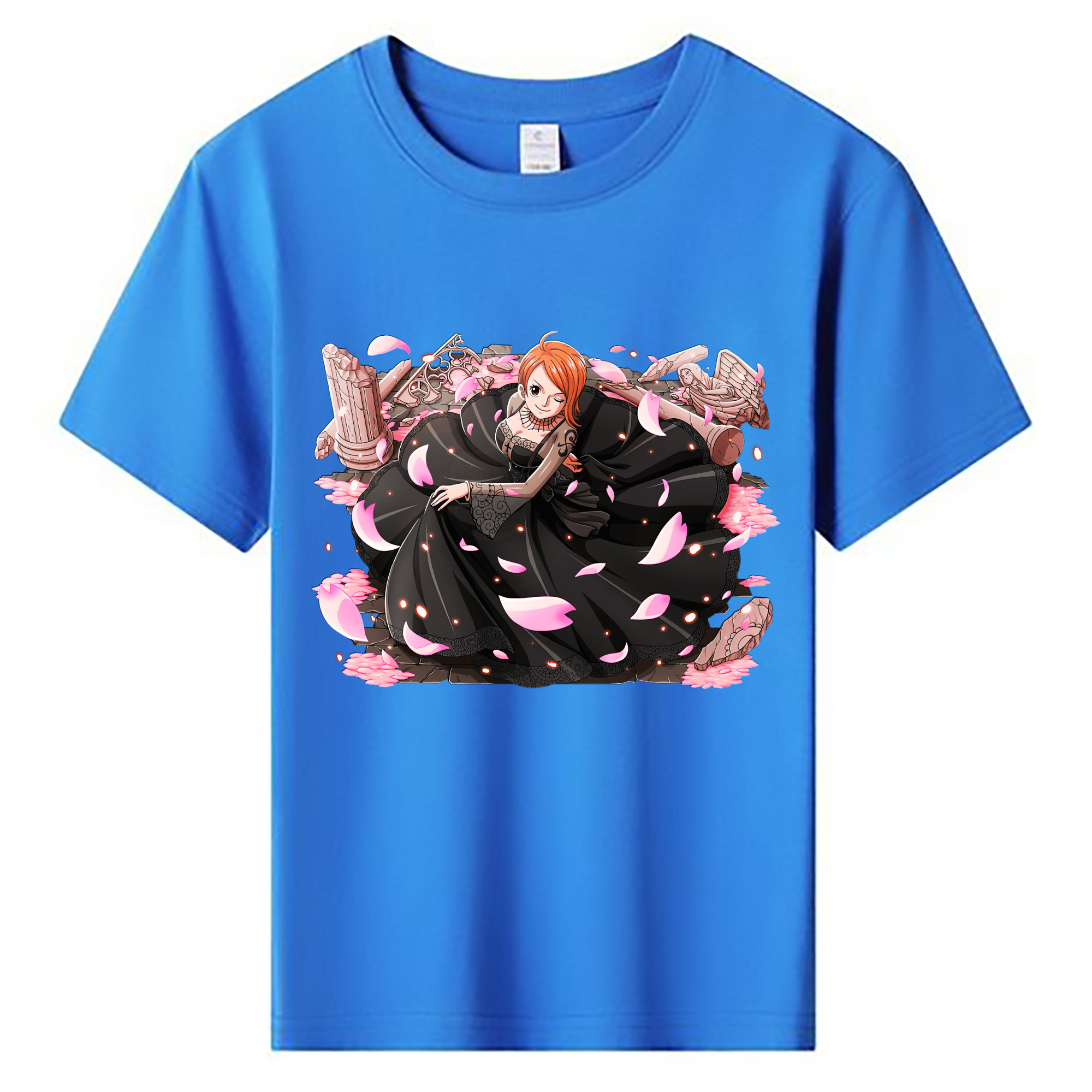 ワンピース ナミ ONE PIECE Nami 綿100％キッズTシャツ（フロントプリント）